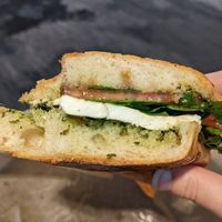 Caprese at LUHV Vegan Deli in Philadelphia