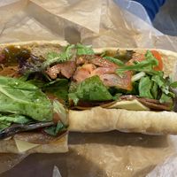 Italian sub  at LUHV Vegan Deli in Philadelphia