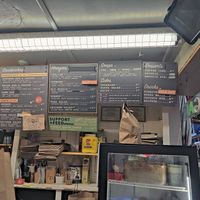 Menu at LUHV Vegan Deli in Philadelphia