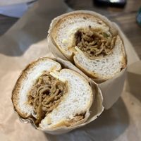 Philly cheesesteak  at LUHV Vegan Deli in Philadelphia