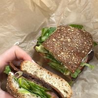 Vegan BLT  at LUHV Vegan Deli in Philadelphia