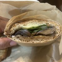 Portabella sandwich 🔥soo good   at LUHV Vegan Deli in Philadelphia