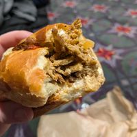 philly cheesesteak at LUHV Vegan Deli in Philadelphia