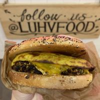 Sausage, Egg & Cheese Sandwich at LUHV Vegan Deli in Philadelphia