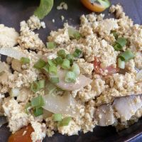 Tofu scramble  at Moreganic Restaurant at Away Chiang Mai Thapae Vegan Retreat in Chiang Mai