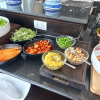 Breakfast buffet salad at Moreganic Restaurant at Away Chiang Mai Thapae Vegan Retreat in Chiang Mai