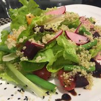 Vegan Gourmet in CM! Beetroot and orange salad at Moreganic Restaurant at Away Chiang Mai Thapae Vegan Retreat in Chiang Mai