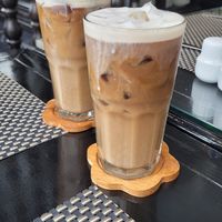 Vegan Vietnamese Iced coffees at Moreganic Restaurant at Away Chiang Mai Thapae Vegan Retreat in Chiang Mai