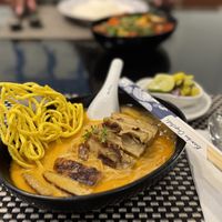 Crispy Noodles  at Moreganic Restaurant at Away Chiang Mai Thapae Vegan Retreat in Chiang Mai