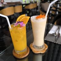 Mixed smoothie at Moreganic Restaurant at Away Chiang Mai Thapae Vegan Retreat in Chiang Mai