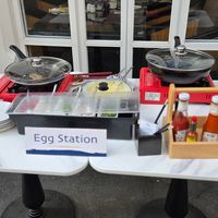 Egg Station at Moreganic Restaurant at Away Chiang Mai Thapae Vegan Retreat in Chiang Mai