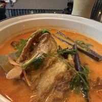 Massaman curry  at Moreganic Restaurant at Away Chiang Mai Thapae Vegan Retreat in Chiang Mai