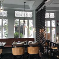 Beautiful airy restaurant  at Moreganic Restaurant at Away Chiang Mai Thapae Vegan Retreat in Chiang Mai