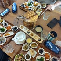 The whole table at Kitotoki in Kamakura
