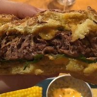 The Purist Burger at Harvester in Lincoln