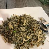 Olive fried rice at SuPerb 素Perb in East Singapore