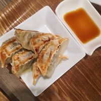 Vegan Gyoza at T's Tantan - Ecute Ueno in Tokyo
