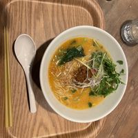 White Sesame Ramen  at T's Tantan - Ecute Ueno in Tokyo