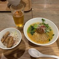 White sesam ramen  at T's Tantan - Ecute Ueno in Tokyo