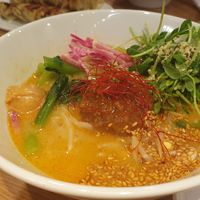 Golden Sesame ramen at T's Tantan - Ecute Ueno in Tokyo