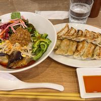 The noodles are really great, but my favorite is gyoza!  at T's Tantan - Ecute Ueno in Tokyo