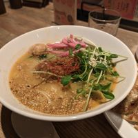 Peanut and miso ramen at T's Tantan - Ecute Ueno in Tokyo