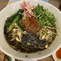 black sesame tantan   at T's Tantan - JR Ueno in Tokyo