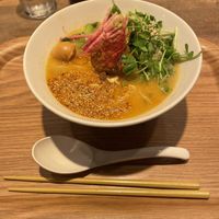 Golden sesame tantan ramen  at T's Tantan - JR Ueno in Tokyo