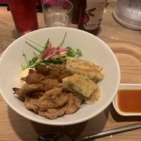 Tantan bowl/rice bowl  at T's Tantan - JR Ueno in Tokyo