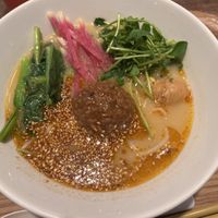 Golden sesame ramen  at T's Tantan - JR Ueno in Tokyo