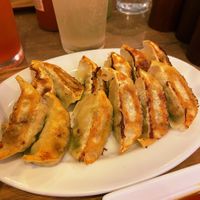 Gyozas  at T's Tantan - JR Ueno in Tokyo