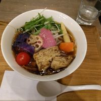 New Oriental vegan ramen  at T's Tantan - JR Ueno in Tokyo