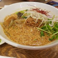 golden tatan. very spicy at T's Tantan - JR Ueno in Tokyo