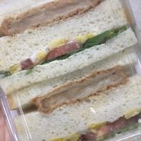 the sandwich for take away. Taste is amazing (so yeah, way better than it looks at T's Tantan - Ecute Ueno in Tokyo