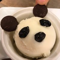 Vegan ice cream - delicious way to finish off dinner! at T's Tantan - Ecute Ueno in Tokyo