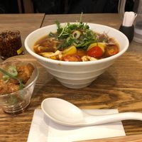 Hot &sour soup ramen at T's Tantan - JR Ueno in Tokyo