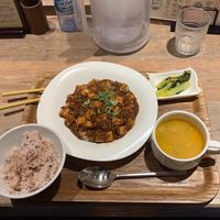 Ma-po tofu set at T's Tantan - Ecute Ueno in Tokyo