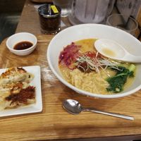 Ramen and gyoza at T's Tantan - Ecute Ueno in Tokyo