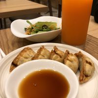 These were amazing and the juice was super fresh at T's Tantan - Ecute Ueno in Tokyo