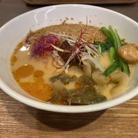 Golden sesame ramen  at T's Tantan - Ecute Ueno in Tokyo