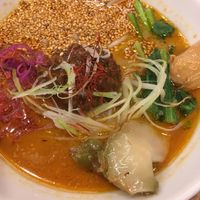 Gold Sesame Ramen  at T's Tantan - Ecute Ueno in Tokyo