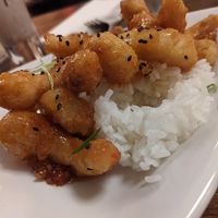 Vegan Korean Fried Shrimp at Ale Mary's Beer Hall in Royal Oak