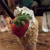 Vegan Chocolate Strawberry Shake at Ale Mary's Beer Hall in Royal Oak