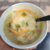 McClure's dill pickle soup at Ale Mary's Beer Hall in Royal Oak