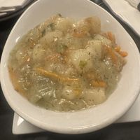 Pickle chowda   at Ale Mary's Beer Hall in Royal Oak