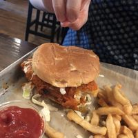 Vegan Nashville hot chicken! at Ale Mary's Beer Hall in Royal Oak