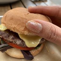 The Impossible burger at Ale Mary's Beer Hall in Royal Oak