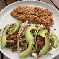“Chorizo” tacos  at Ale Mary's Beer Hall in Royal Oak