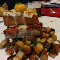 croque madame at Mythology in Toronto