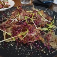 4 mushroom ravioli at Mythology in Toronto